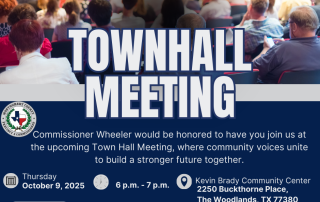Join Commissioner Wheeler for a Community Town Hall – October 9