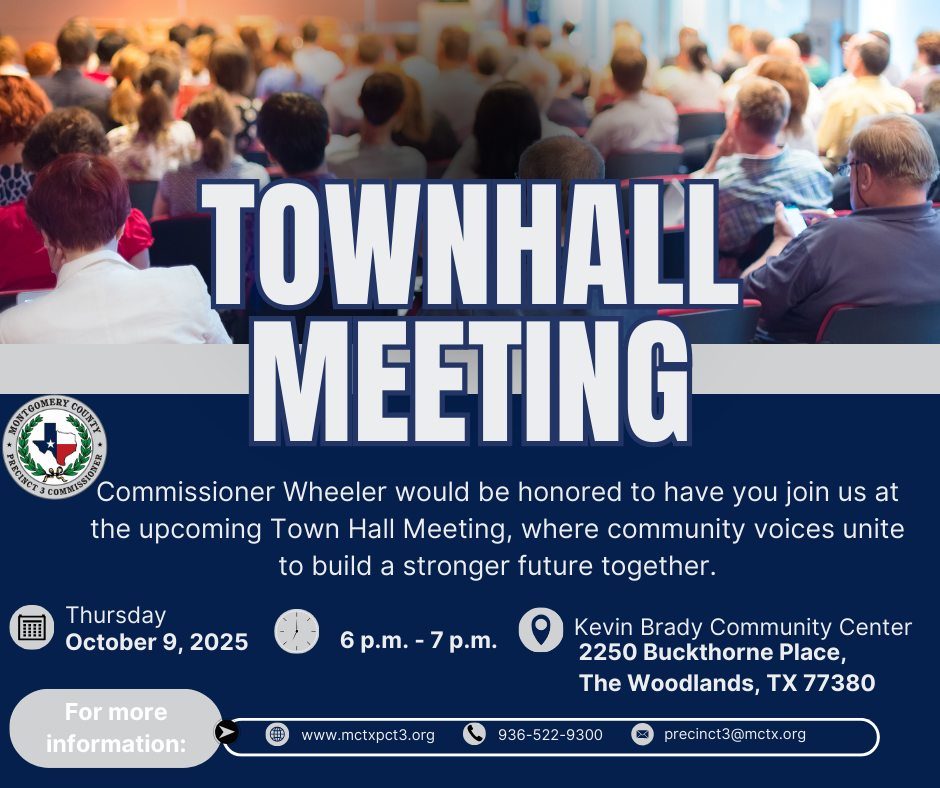 Join Commissioner Wheeler for a Community Town Hall – October 9
