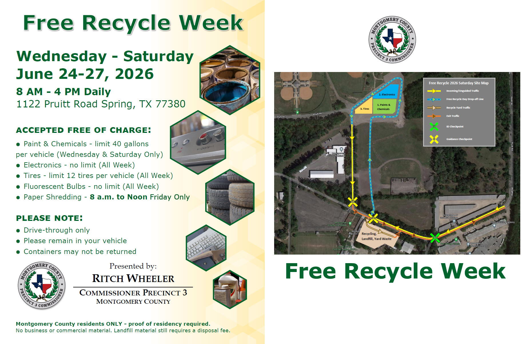 Free Recycle Week 2026 Flyer preview